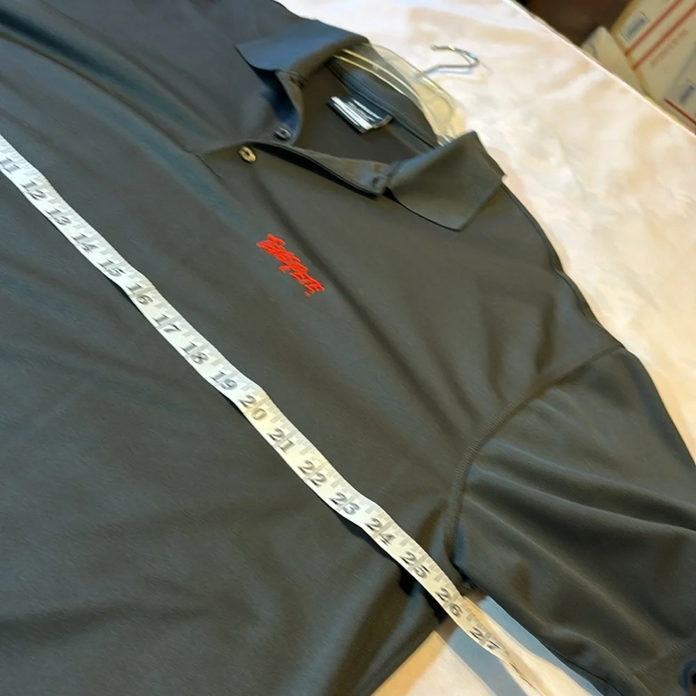 Nike Golf Black Dri-Fit Polo Shirt Texas Pete Embroidered Logo Size XXL